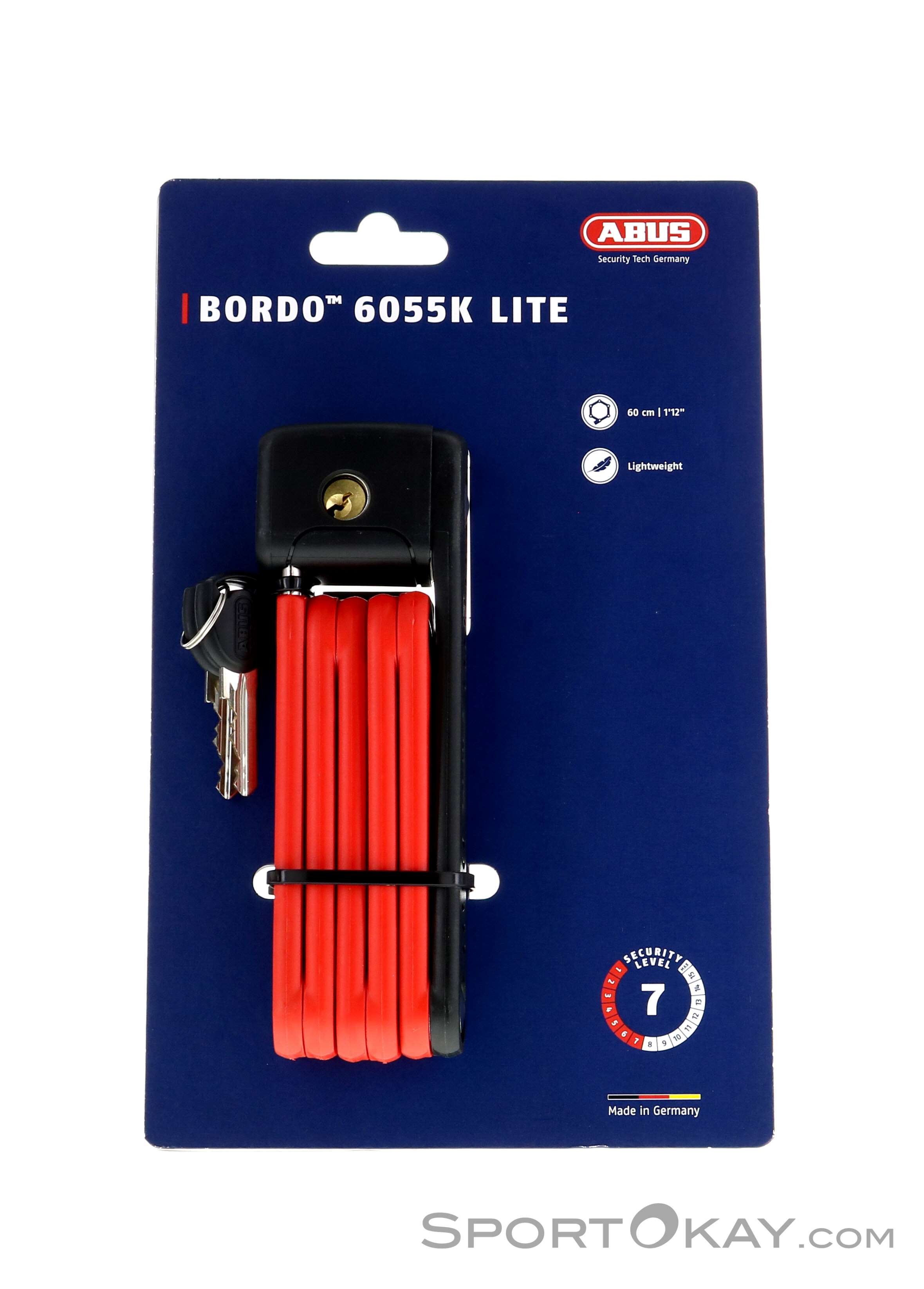 c*i様 ABUS Bordo 6055K Lite 鍵・ロック 60cm Amazon.com: ABUS Bordo Lite 6055K Folding Lock - with SR
