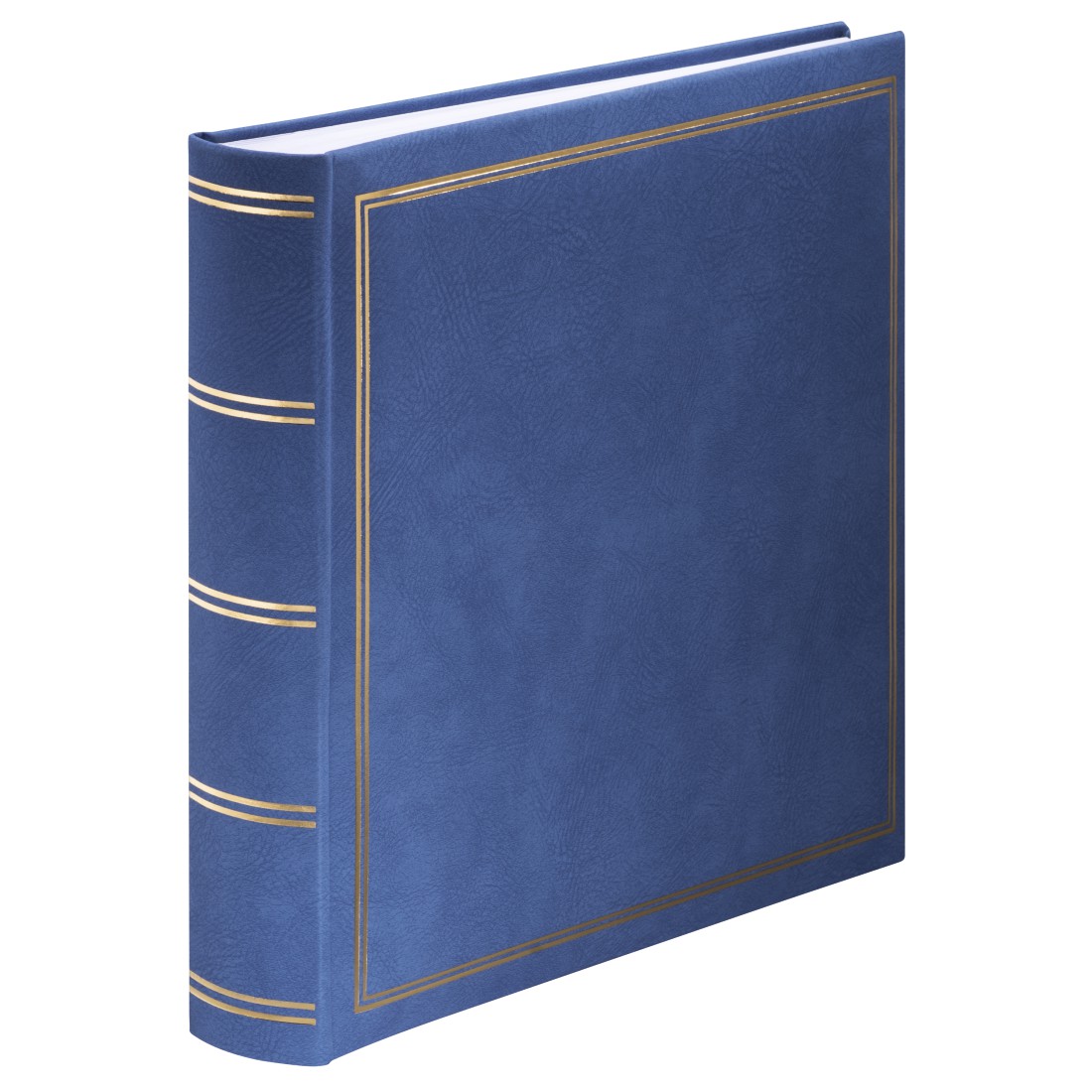 ""London"" Large Format Photo Album, 30x30cm, 80 Blank Pages, Blue