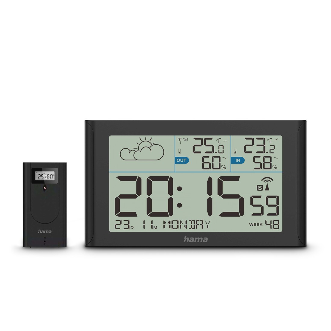 Station météo WiFi avec capteur extérieur et prévisions météo